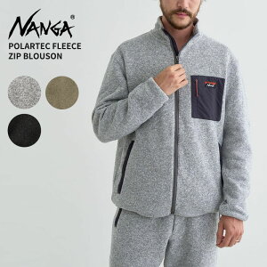 �i���K NANGA POLARTEC FLEECE ZIP BLOUSON �|�[���e�b�N�t���[�X�W�b�v�u���]�� �����Y �A�E�^�[ �W���P�b�g NW2241-1D509