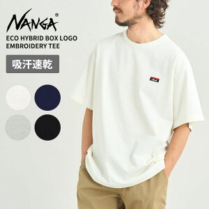 �i���K �����Y T�V���c ���f�B�[�X NANGA �G�R�n�C�u���b�h �{�b�N�X���S �G���u���C�_���[ �e�B�[ ECO HYBRID BOX LOGO EMBROIDERY TEE ���� �g�b�v�X �J�b�g�\�[ NW2411-1G804