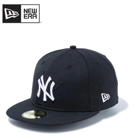 【ポイント5倍以上】ニュー エラ NEW ERA 59FIFTY チームロゴカスタム ニューヨーク・ヤンキース NYスクリプト Black キャップ 帽子 男性 [BB]
