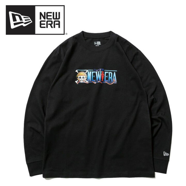 楽天市場 ニューエラ New Era 長袖 コットン Tシャツ One Piece ワンピース タイトルロゴ L Sl Black 長袖tシャツ 男性用 ポイント5倍 国内正規品 Neo Globe
