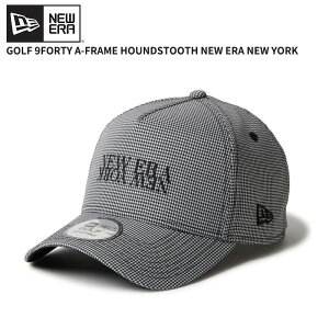 j[G Y StLbv 璹iq fB[X NEW ERA 9FORTY A-Frame Houndstooth NEW ERA NEW YORK ubN St Xq 14669122