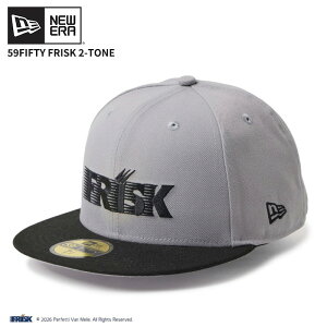 �j���[�G�� �����Y �L���b�v ���f�B�[�X �X�q NEW ERA 59FIFTY FRISK �t���X�N 2-Tone �O���[/�u���b�N �R���{�L���b�v 14863807
