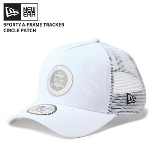 �j���[�G�� �S���t �L���b�v �����Y ���f�B�[�X NEW ERA 9FORTY A-Frame �g���b�J�[ Circle Patch �z���C�g �X�q 14747293