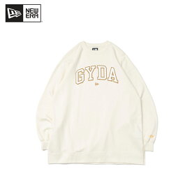 ニューエラ NEW ERA WOMEN'S 裏毛 クルーネック ワンピース GYDA ジェイダ ロゴ Off White レディース 女性 カットソー [AA]