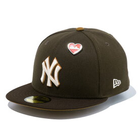 【ポイント5倍以上】ニュー エラ NEW ERA 59FIFTY St. Valentine's Day ニューヨーク・ヤンキース ウォルナット MLB キャップ 帽子 男性 [BB]