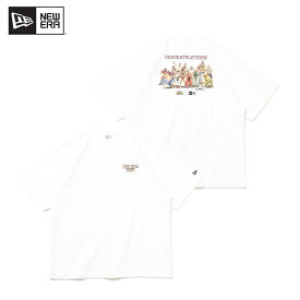 ニューエラ Tシャツ NEW ERA 半袖 オーバーサイズド コットン STREET FIGHTER II ストリートファイターII CONGRATULATIONS ホワイト トップス カットソー 父の日