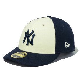 【ポイント5倍以上】ニュー エラ NEW ERA LP 59FIFTY MLB 2-Tone ニューヨーク・ヤンキース クロームホワイト/ネイビー キャップ 帽子 [BB]