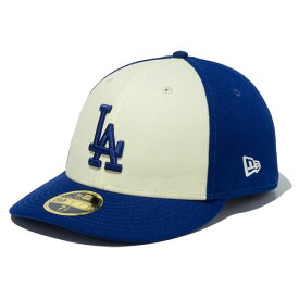 【ポイント5倍以上】ニュー エラ NEW ERA LP 59FIFTY MLB 2-Tone ロサンゼルス・ドジャース クロームホワイト/ダークロイヤル キャップ 帽子 [BB]