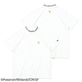 ＼タイムセール開催中／ニュー エラ NEW ERA 半袖 ミッドネック パフォーマンス Tシャツ Pokemon ポケモン ピカチュウ ホワイト ゴルフ カットソー トップス メンズ [AA]