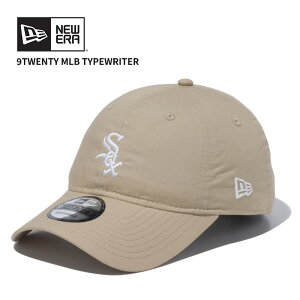 �j���[�G�� �L���b�v NEW ERA 9TWENTY MLB Typewriter �^�C�v���C�^�[ �V�J�S�E�z���C�g�\�b�N�X �x�[�W�� �X�q 14109861