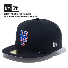 【ポイント5倍以上】ニュー エラ NEW ERA 59FIFTY GORE-TEX PACLITE ニューヨーク・メッツ Subway Series ブラック キャップ 帽子 [BB]