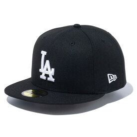【ポイント5倍以上】ニュー エラ NEW ERA 59FIFTY ロサンゼルス・ドジャース ブラック × ホワイト キャップ 帽子