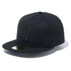 【ポイント5倍以上】ニュー エラ NEW ERA 59FIFTY ロサンゼルス・ドジャース ブラック × ブラック キャップ 帽子 [BB]