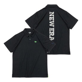 【ポイント5～10倍】ニュー エラ NEW ERA 半袖 鹿の子 ポロシャツ Vertical Bandana Logo ネイビー ゴルフ ポロシャツ トップス メンズ [AA]