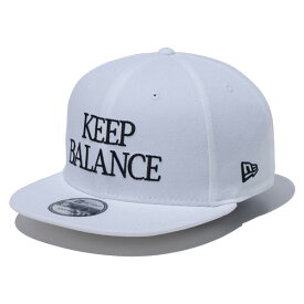 【セール中P5倍以上】ニューエラ NEW ERA 9FIFTY Keep Balance ホワイト ゴルフ キャップ 帽子