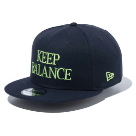 【セール中P5倍以上】ニューエラ NEW ERA 9FIFTY Keep Balance ネイビー ゴルフ キャップ 帽子