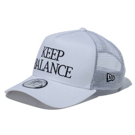 【セール中P5倍以上】ニュー エラ NEW ERA 9FORTY A-Frame トラッカー Keep Balance ホワイト ゴルフ キャップ 帽子