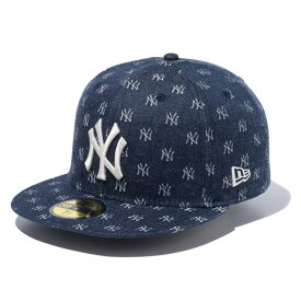 【ポイント5倍以上】ニュー エラ NEW ERA 59FIFTY MLB Jacquard ニューヨーク・ヤンキース ネイビー × クローム キャップ 帽子 [BB]