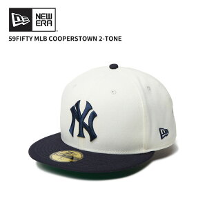�j���[�G�� ���j�Z�b�N�X �L���b�v NEW ERA 59FIFTY MLB Cooperstown 2-Tone �j���[���[�N�E�����L�[�X �N���[��/�l�C�r�[ �X�q 14307674