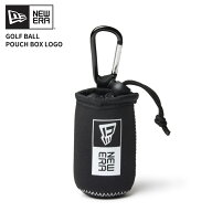 ニューエラ ゴルフ ボールケース NEW ERA ボールポーチ ボックスロゴ ブラック ゴルフ用品 14393715 ネコ…