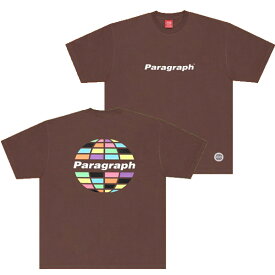 パラグラフ Tシャツ paragraph NEON EARTH LOGO T-SHIRT NO.044 NO.44 ネオン アース ロゴ 半袖 メンズ レディース カットソー 父の日