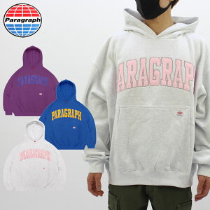 �p���O���t paragraph ARCH LOGO HOODIE NO.08-014 �A�[�` ���S �t�[�f�B�[ �p�[�J�[ �����Y ���f�B�[�X �J�b�g�\�[ no-08-014
