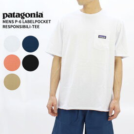 【4/23まで店内全品P5倍以上！】パタゴニア patagonia P-6 ラベル ポケット レスポンシビリティー S/SL Mens P-6 Label Pocket Responsibili-Tee 半袖 Tシャツ メンズ [AA]