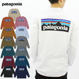 ＼P5-10倍／パタゴニア Tシャツ patagonia メンズ ロングスリーブ P-6ロゴ レスポンシビリティー L/SL Mens Long-Sleeved P-6 Logo Responsibili-Tee 長袖 ロンT メンズ 父の日