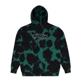 リップンディップ RIPNDIP Ripntail Hoodie Green Black Tie Dye スウェット フード プルオーバー パーカー 男性 メンズ [AA]