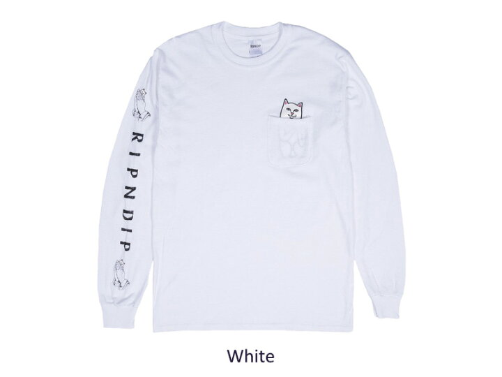 楽天市場】リップンディップ Tシャツ RIPNDIP Lord Nermal Pocket Long 