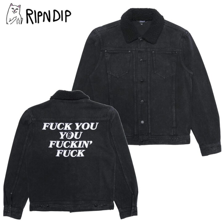 楽天市場】リップンディップ RIPNDIP Fucking Fuck Denim Sherpa 