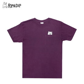 【ポイント5～10倍】リップンディップ RIPNDIP Lord NermaL/S/S Pocket Tee Mist Grape メンズ 半袖Tシャツ [AA-3]