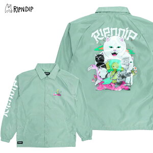 ���b�v���f�B�b�v RIPNDIP Runaway Coaches Jacket Pine �R�[�` �W���P�b�g �A�E�^�[ �j�� �����Y rnd9500
