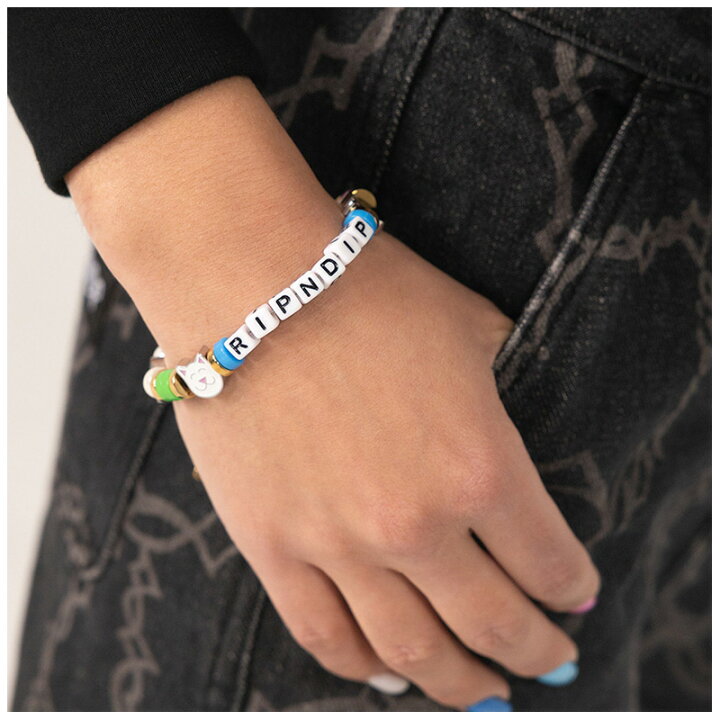 楽天市場】リップンディップ RIPNDIP PLUR BEADED BRACELET チャーム 
