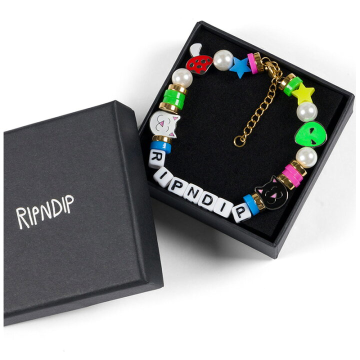 楽天市場】リップンディップ RIPNDIP PLUR BEADED BRACELET チャーム 