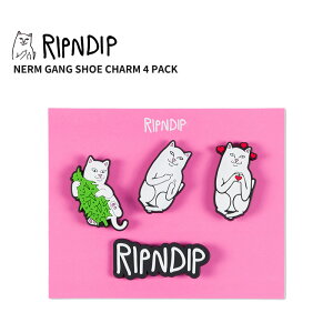 ���b�v���f�B�b�v RIPNDIP NERM GANG SHOE CHARM 4 PACK �V���[�`���[�� 4�Z�b�g �V���[�Y �A�N�Z�T���[ rndspr24249