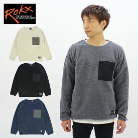 【ポイント5～10倍】ロックス ROKX CLASSIC 200 FLEECE CREW クラシック200フリースクルー トップス メンズ 男性 [AA]