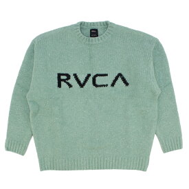 【4/23まで店内全品P5倍以上！】ルーカ RVCA BIG RVCA KNIT bc042-090 メンズ ニット セーター 男性 [AA]