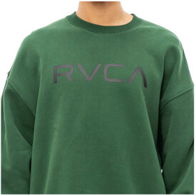 ルーカ RVCA BIG RVCA CR メンズ クルースウェット トレーナー 長袖 BD042-151 スウェット 男性 [AA]