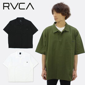 ＼タイムセール開催中／ルーカ RVCA RVCA メンズ HALF OPEN SHIRT メンズ 半袖 ショートスリーブシャツ BC041-154 男性 [AA]