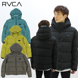 【ポイント5～10倍】ルーカ RVCA VISOR HOODED PUFFER JACKET メンズ 中綿 ジャケット bc042-770 アウター 秋冬 防寒 男性 [BB]