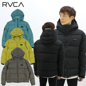 [J RVCA VISOR HOODED PUFFER JACKET Y  WPbg AE^[ H~ h j bc042-770