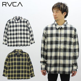 【ポイント5～10倍】ルーカ RVCA RVCA メンズ ABOBE SHIRT 長袖 ロングスリーブシャツ BD041-103 長袖シャツ 男性 [AA]