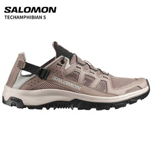 �T������ �����Y ���� �ʋC�� �E�H�[�^�[�V���[�Y SALOMON �e�b�N�A���t�B�r�A�� 5 TECHAMPHIBIAN 5 Walnut / Wrought Iron / Black L49104200