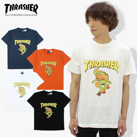 ＼タイムセール開催中／スラッシャー THRASHER NINJA TURTLES/SKATE S/S T-SHIRTS THTUR-ST002 メンズ 半袖 Tシャツ [AA-3]