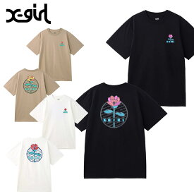 ＼SUPER SALE／エックスガール Tシャツ X-girl FLOWER S/S TEE 半袖Tシャツ レディース カットソー トップス