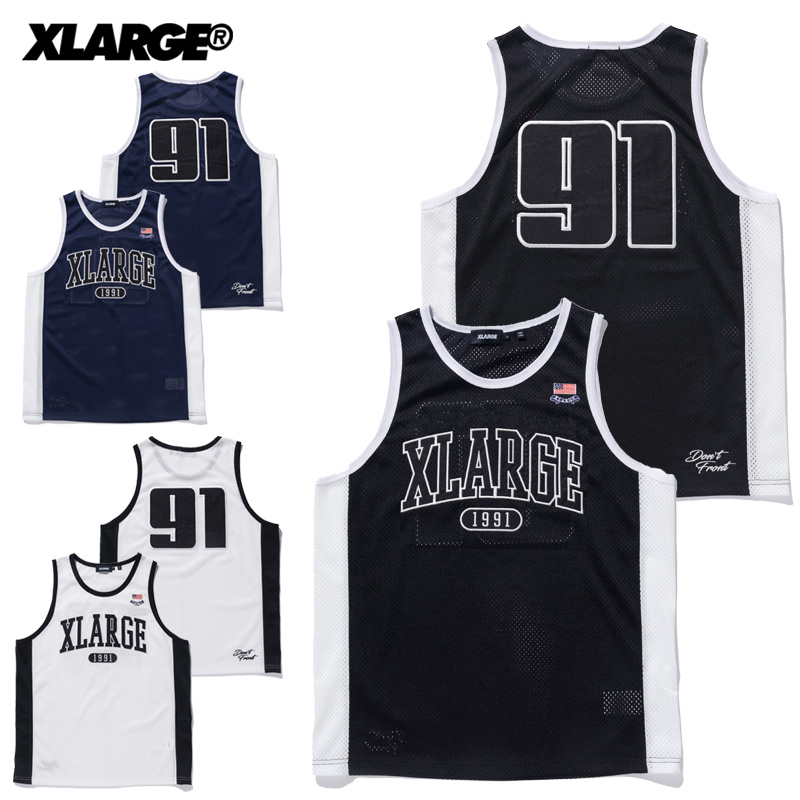 エクストララージ(X-LARGE) XL BASKETBALL JERSEY タンクトップ ノースリーブ バスケットボール メンズ カットソー トップス [AA]