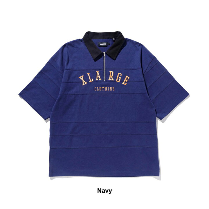 楽天市場】エクストララージ X-LARGE RUGBY ZIP S/S SHIRT ラガー  