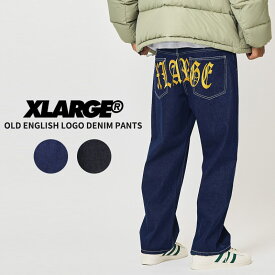 【ポイント5～10倍】エクストララージ XLARGE OLD ENGLISH LOGO DENIM PANTS デニムパンツ ジーパン ジーンズ メンズ [AA]