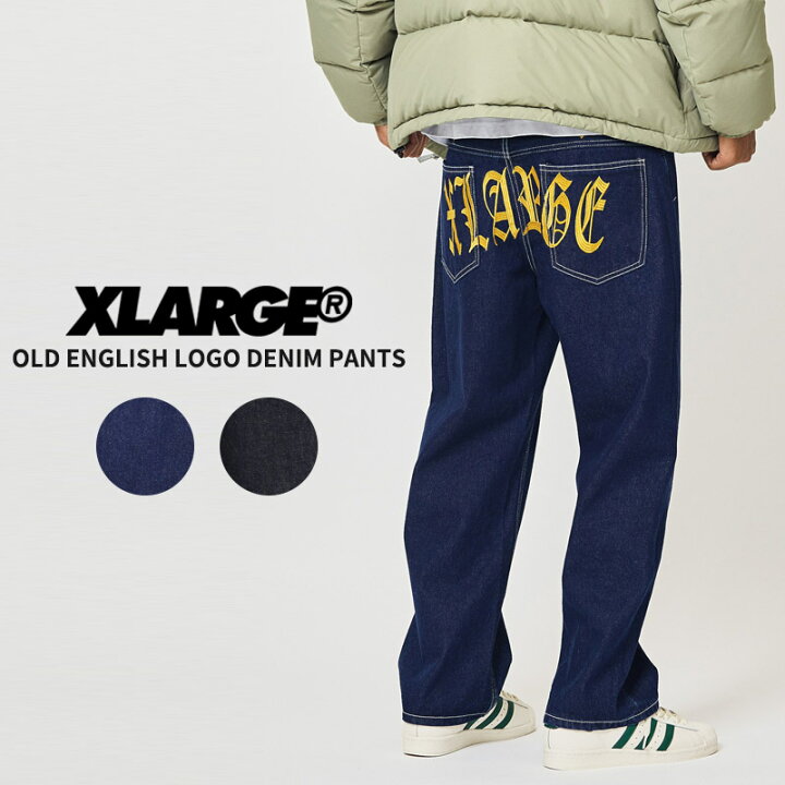 楽天市場】エクストララージ XLARGE OLD ENGLISH LOGO DENIM PANTS  